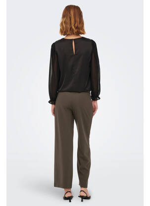 Pantalon flare marron JACQUELINE DE YONG femme
