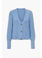 Gilet manches longues bleu ONLY pour femme seconde vue