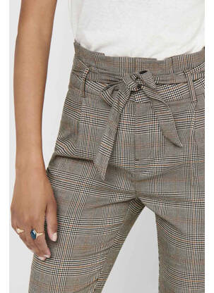 Pantalon slim beige ONLY femme