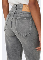 Jeans coupe droite gris ONLY pour femme seconde vue
