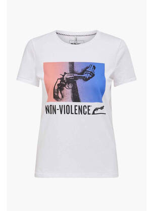 T-shirt blanc ONLY pour femme