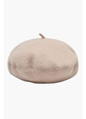 Bonnet beige ONLY pour femme