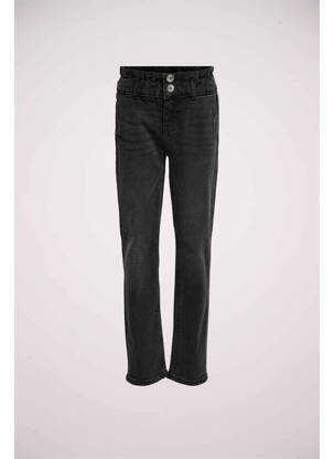 Jeans coupe droite noir ONLY fille