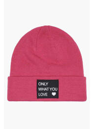 Bonnet rose ONLY fille