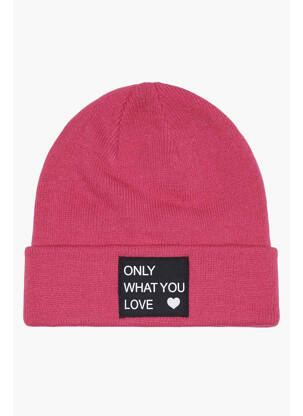 Bonnet rose ONLY fille