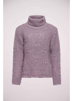 Pull col roulé rouge ONLY fille