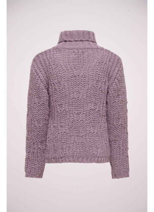 Pull col roulé rouge ONLY fille