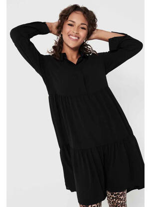 Robe courte noir JACQUELINE DE YONG femme