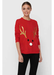 Pull rouge ONLY pour femme seconde vue