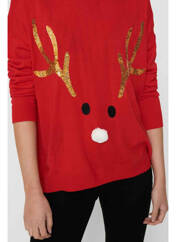Pull rouge ONLY pour femme seconde vue