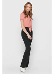 Pantalon flare noir ONLY pour femme seconde vue