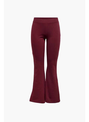 Pantalon flare rouge ONLY femme