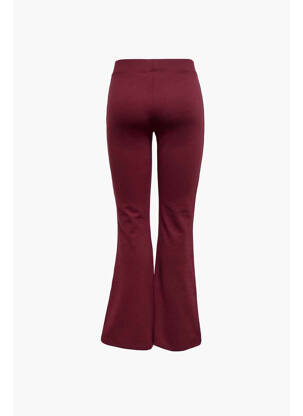 Pantalon flare rouge ONLY femme