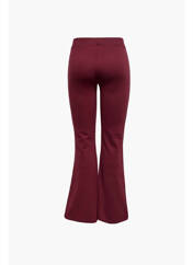 Pantalon flare rouge ONLY pour femme seconde vue