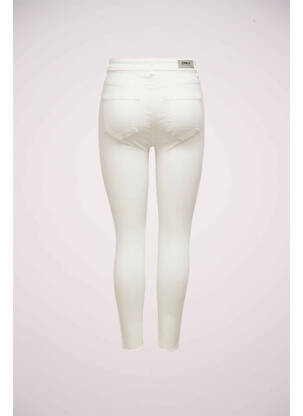 Jeans coupe slim blanc ONLY femme