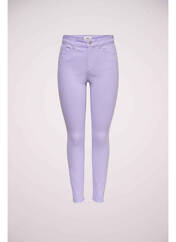 Jeans skinny violet ONLY pour femme seconde vue