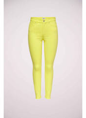 Jeans skinny jaune ONLY pour femme seconde vue