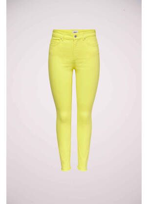 Jeans skinny jaune ONLY pour femme