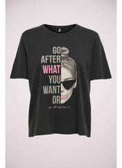 T-shirt noir ONLY pour femme seconde vue