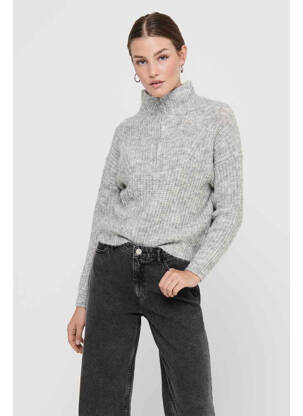 Pull gris ONLY pour femme