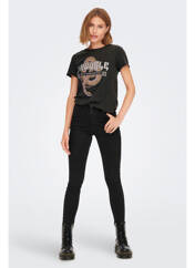 T-shirt noir ONLY pour femme seconde vue