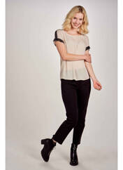 Top beige ONLY pour femme seconde vue
