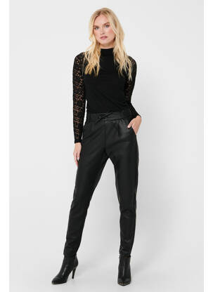 Pantalon slim noir ONLY femme