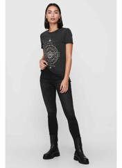 T-shirt noir ONLY pour femme seconde vue