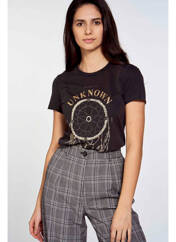 T-shirt noir ONLY pour femme seconde vue