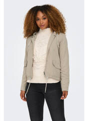 Veste casual beige ONLY pour femme seconde vue