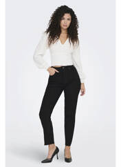 Jeans coupe droite noir ONLY pour femme seconde vue