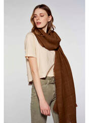 Foulard marron ONLY pour femme seconde vue