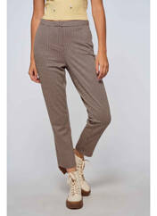 Pantalon chino marron ONLY pour femme seconde vue