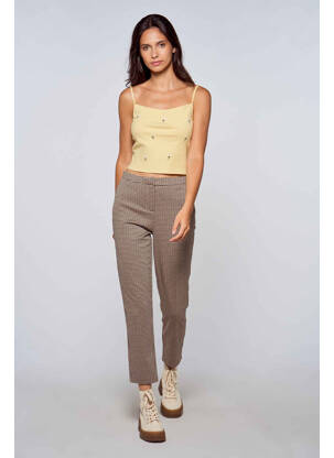 Pantalon chino marron ONLY femme
