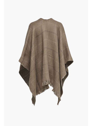 Poncho marron ONLY femme