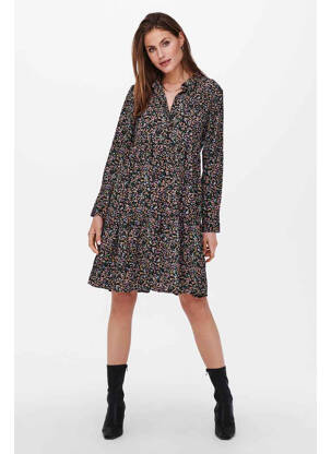 Robe courte noir JACQUELINE DE YONG pour femme