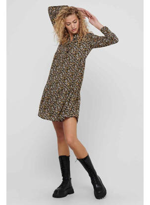 Robe courte noir JACQUELINE DE YONG femme