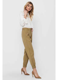 Pantalon droit marron ONLY femme