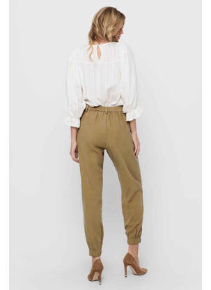 Pantalon droit marron ONLY femme