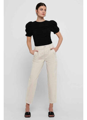 Pantalon slim marron ONLY femme