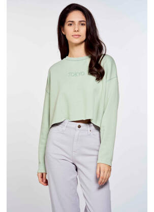 Sweat-shirt vert ONLY femme