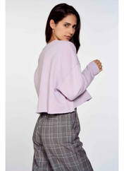 Sweat-shirt violet ONLY pour femme seconde vue