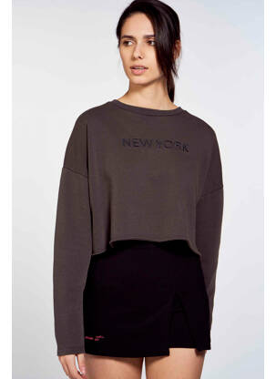 Sweat-shirt gris ONLY femme