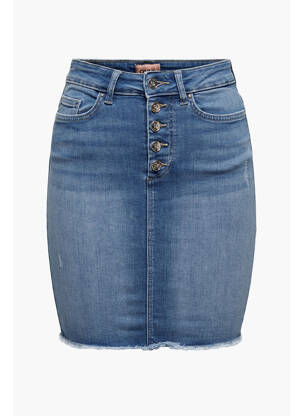 Jupe courte bleu ONLY femme
