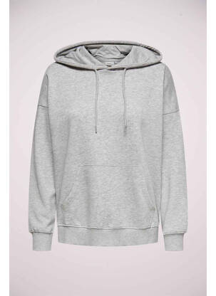 Sweat-shirt à capuche gris ONLY pour femme