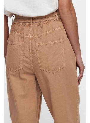 Jean coupe mom marron ONLY femme