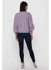 Gilet manches longues violet JACQUELINE DE YONG pour femme seconde vue