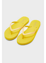 Mules/sabots jaune ONLY femme