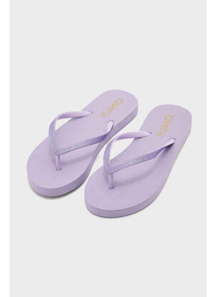 Mules/Sabots violet ONLY femme