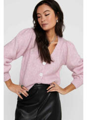 Gilet manches longues violet ONLY pour femme seconde vue